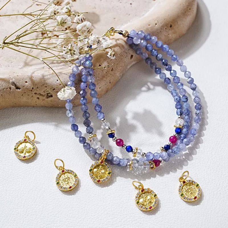 Harmonious Serenity - Tanzanite Wrap Bracelet