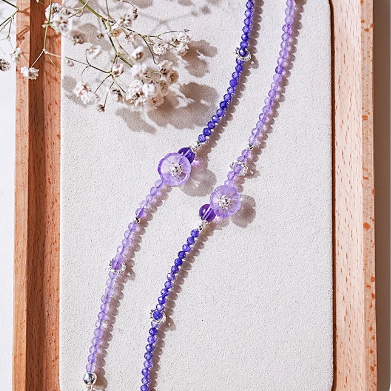 Blossoming Enlightenment - Amethyst Bracelet